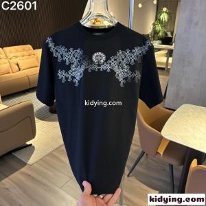 クロムハーツ コピーブランド コピー 半袖 Tシャツ ブラック ホワイト クロス刺繍ロゴ フラワーモチーフ ストリートファッション メンズ Louis vuitton コピーブランドkidying26XLLPPD