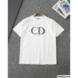 メンズ 半袖 ディオール コピー スーパーコピー  Tシャツ ロゴ刺繍 オブリーク柄 立体デザイン 高級感 ミニマル カジュアル dior コピーkidying26C0T1fq