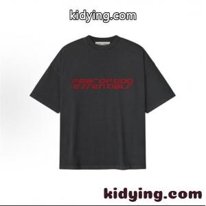 エッセンシャルズ コピー レッドロゴ 半袖Tシャツ ESSENTIALS ブラックモード インパクト デザイン性 人気kidying26PbWvua