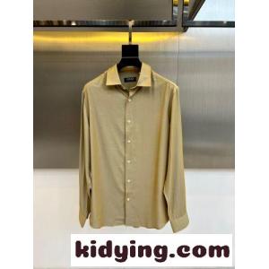 シンプル 上品 合わせやすい 長袖シャツ エルメネジルド・ゼニア シャツ 偽物kid26SnGTHv