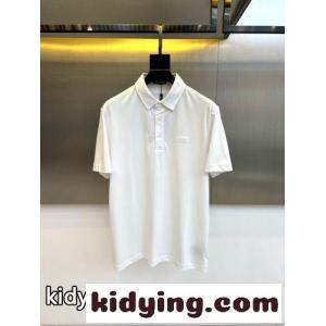 シンプル コットン 半袖ポロシャツ エルメネジルド・ゼニア Tシャツ 偽物 ホワイトkid26a4n0Hj