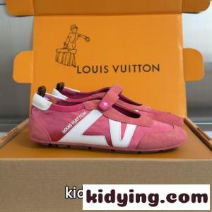 ルイ・ヴィトン LV スニーカリーナ メリージェーン スーパーコピー レディースシューズ ピンクkid26DCeqKn