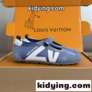 LV スニーカリーナ メリージェーン ルイ・ヴィトン スーパーコピー レディースシューズ ブルーkid26iK5v0r