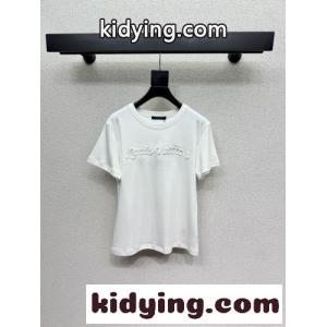 シグネチャー エンブロイダリー Tシャツ ルイ・ヴィトン 半袖Tシャツ コピー ホワイトkid261L1vOb