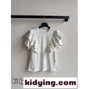 大人可愛い ラッフルトリム Tシャツ ルイ・ヴィトン 半袖Tシャツ コピーkid2649zqWr