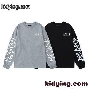 AMIRI スーパーコピー 長袖Tシャツ メンズ オーバーサイズ アミリ ストリート系 トレンドkidying264naODy