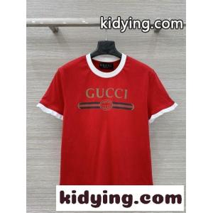 人気 カジュアル ロゴ入り コットン 半袖Tシャツ グッチ ...