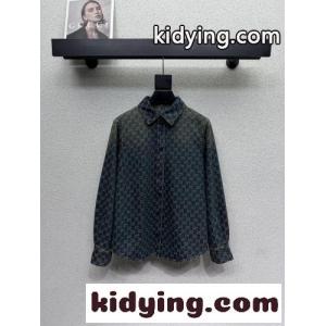 カジュアル おしゃれ デニムシャツ グッチ スーパーコピー シャツ コピー GG総柄kid26bKLnCu