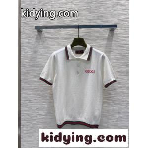 人気 洗練された ウール ポロシャツ グッチ コピー ニット コピー ホワイトkid26a4DamC