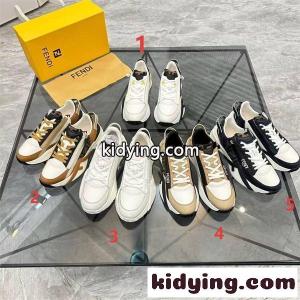 厚底ソール トレンド感 fendi コピー フェンディ コピー スーパーコピー スニーカー マルチカラー レザー コンビkidying264Tbayy