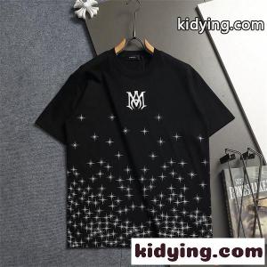 AMIRI Tシャツ ブラック 半袖 星柄グラデーション ス...