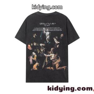 オフホワイト スーパーコピー ｔシャツ コピーOff-white スーパーコピー驚きの破格値大得価ファッション合わせやすいデザイン半袖Tシャツ女性kid26HraSby