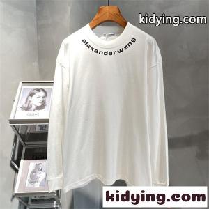 ロングスリーブTシャツ ワイドフィット Alexander wang ミニマルデザイン 韓国 アレキサンダーワン コピーkidying26j49zmi