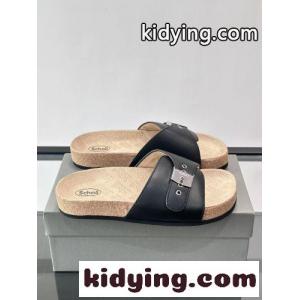 バレンシアガ コピー コピー balenciaga コピー × Scholl コラボレーション サンダル ブラックkid26OT5zWD