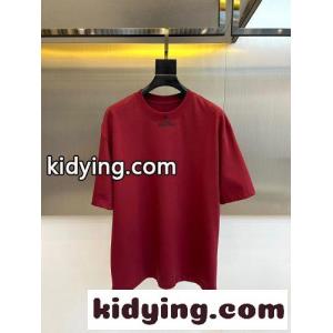 ミニロゴ オーバーサイズ 半袖Tシャツ バレンシアガ コピー Tシャツ 偽物 レッドkid26O9Hzqi