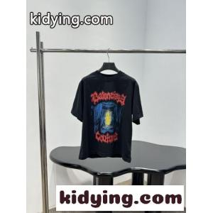 バレンシアガ コピー Tシャツ コピー プリント 半袖Tシャツ ユニセックスkid26Oru8fe