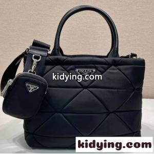 prada コピー コピー プラダ コピー ハンドバッグ ナイロンキルティング ブラック 2WAY ショルダーバッグ ミニポーチ付き 軽量 大容量 高級仕様 N級モデル レディースkidying26X1zCei