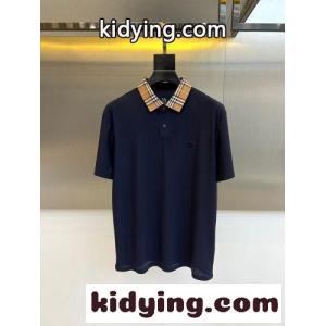 バーバリー コピー Tシャツ 偽物 上品 シンプル 半袖 ポロシャツ ネイビーkid26Kjue0v