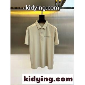 シンプル 洗練された バーバリー コピー Tシャツ 偽物 半袖ポロシャツ ベージュkid260rGriy