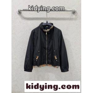 カジュアル ジップアップブルゾン バーバリー スーパーコピー ジャケット 偽物 ブラックkid26eiyGLz