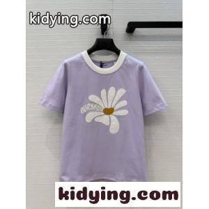 デイジー コットン 半袖Tシャツ バーバリー ブランド コピー Tシャツ 偽物 ライトパープルkid26juG9Lr