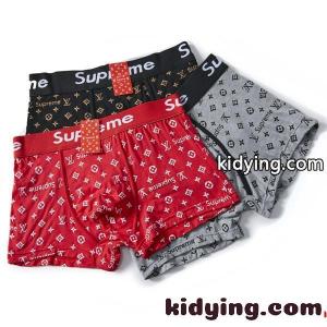 雑誌掲載人気LV x supreme コピーx  louis vuitton コピーコラボ下着3枚セットシュプリーム コピー コピー 激安(日本最大級)kid26051r8D