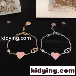 CD ＆ エナメルハート ブレスレット クリスチャン・ディオール コピーブランド 偽物kid26TPDKbe