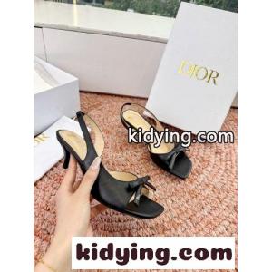 dior コピー Bow ヒール スリングバックサンダル クリスチャン・ディオール コピー コピー ブラックkid26X1T5zu