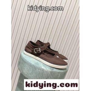 カジュアル ドリル バレリーナ ミュウミュウ スーパーコピー シューズ コピー ブラウンkid26ii89nq