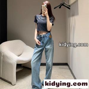ルイヴィトン コピー コピー激安 デニムパンツ レディース ハイウエスト ストレート ワイドシルエット 美脚 脚長効果 カジュアル 上品 Louis vuitton コピーkidying26CWz4Hz