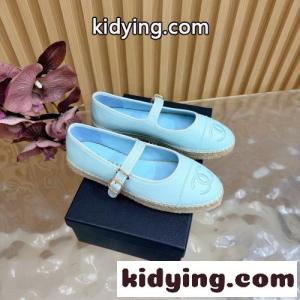 シンプル 上品 エスパソール メリージェーン シャネル コピーブランド シューズ コピー ブルーkid26jO5H9z