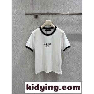 定番 カジュアル リンガーTシャツ ヴェルサーチ コピー Tシャツ コピー ホワイトkid264vuSHf