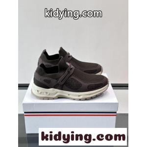 カジュアル スリッポン メッシュ モンクレール スーパーコピー スニーカー コピー ダークブラウンkid26T11nue