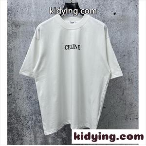 celine コピーセリーフtシャツコピー☆2026トレンド通販リラックス感快適オーバーサイズkidying26XfKnaC