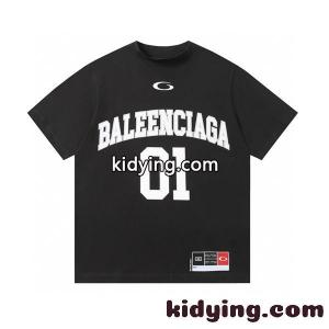 ストリートカジュアル ロゴ＆ナンバリング 半袖Tシャツ balenciaga ブランド コピー バレンシアガ ブランド コピー コピーkidying26b49XLn
