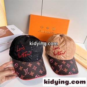 ルイヴィトン コピーキャップコピー LOUIS vuitton コピー  ベースボールキャップ サイズ調整可 あごひも付き 紫外線対策kidying26vCiyau