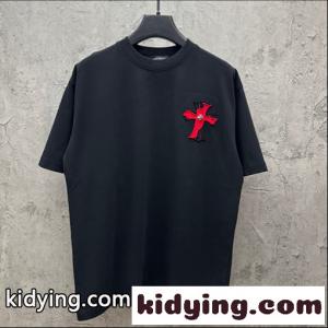 ディープグリーン 半袖Tシャツ Chrome hearts スーパーコピー クロムハーツ スーパーコピー コピー 胸元サークルロゴ 同色刺繍調 クルーネック ゆったりシルエットkidying26XbW9Lr