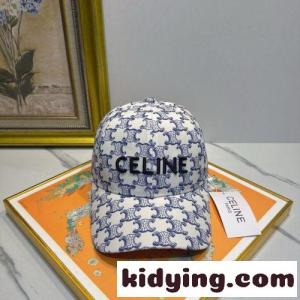 トリオンフ総柄 ロゴ刺繍 セリーヌ コピーブランド キャップ 偽物 ベースボールキャッkid26m4Pnea