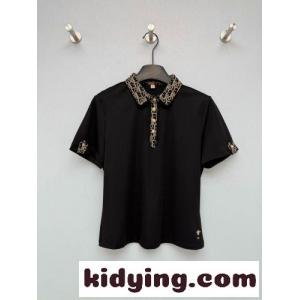 カジュアル 上品 半袖ポロシャツ クリスチャン・ディオール スーパーコピー Tシャツ コピー ブラックkid26WP9H1b
