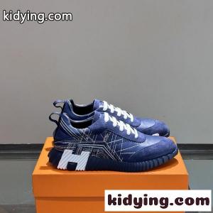 2026新作 hermes コピー エルメス コピー コピー レザースニーカー メンズ ローカット シューズ ネイビー 配色デザイン カジュアル 高級感kidying26r0T5Di