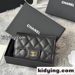 2026新作 chanel スーパーコピー シャネル スーパーコピー コピー クラシックカードケース レディース キャビアスキン 羊皮 ココマーク ブラック 大小球纹 ミニウォレット P80819kidying26b0HbmC