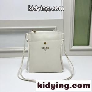 シンプル 上品 フラットショルダーバッグ セリーヌ コピーブランド バッグ コピー ホワイトkid26yGD8Hb