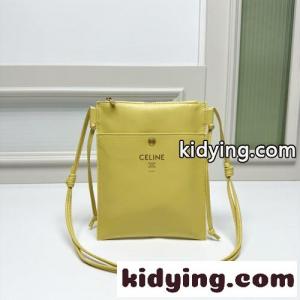 セリーヌ コピー バッグ コピー シンプル 上品 フラットショルダーバッグ イエローkid26iSbOje