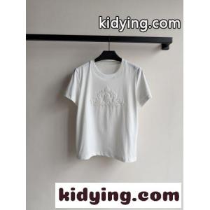 シンプル 上品 エンブロイダリー 半袖Tシャツ ラルフローレン Tシャツ 偽物 ホワイトkid26u0nuWf
