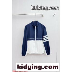カジュアル バイカラー 切り替え ブルゾン トムブラウン ブランド コピー ジャケット コピー ネイビーkid26Xz05Pf
