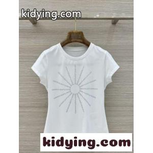 ラインストーンロゴ 半袖Tシャツ アレキサンダーワング Tシャツ コピー ホワイトkid26ba0Xry
