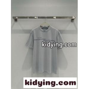 ユニセックス ロゴ入り 半袖Tシャツ アレキサンダーワング Tシャツ コピー グレーkid26qeGn4f
