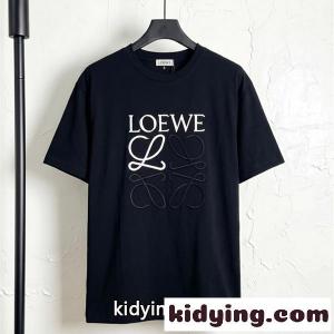 おしゃれ男子に選ばれる loewe コピーブランド ロエベ コピーブランド コピー 半袖トップス メンズ 立体刺繍 写真映えデザインkidying26XTre4j