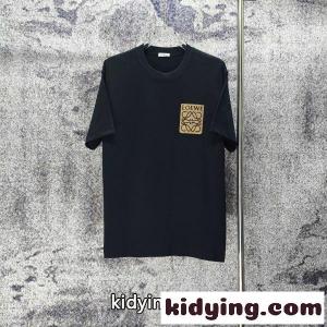 loewe スーパーコピー コピー ロエベ スーパーコピー 2026春夏新作 仮ポケット風アナグラムロゴ 半袖Tシャツ 男女兼用 人気 カジュアル トップスkidying26bSDSbu