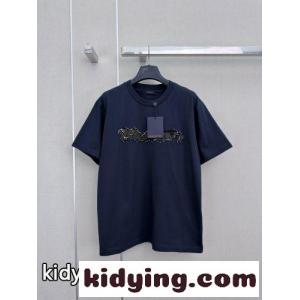 カジュアル デニムシグネチャーTシャツ ルイ・ヴィトン Tシャツ コピーkid26vuWjOv